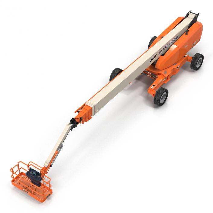 Telescopic Boom Lift JLG 1850 sj Rigged 3D model